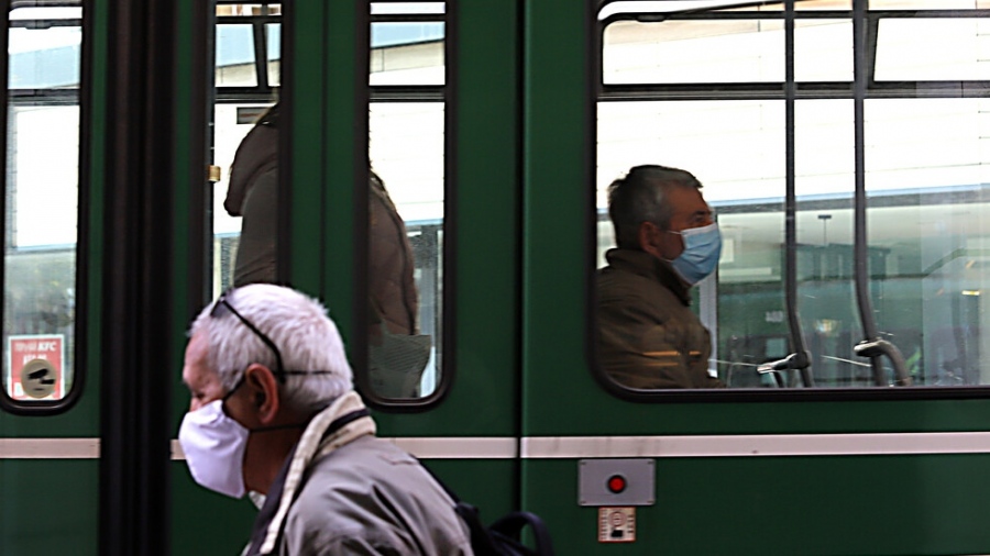 Проверки за носене на маски в градския транспорт в София
